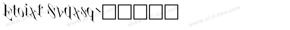 Jumble Italic字体转换